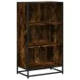 Estantería madera ingeniería color roble ahumado 60x35x107,5 cm de , Librerías y estanterías - Ref: Foro24-849116, Precio: 83...