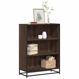 Estantería madera ingeniería roble marrón 80,5x35x107,5 cm by , Bookcases and shelves - Ref: Foro24-849123, Price: 107,53 €, ...