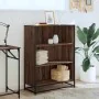 Estantería madera ingeniería roble marrón 80,5x35x107,5 cm de , Librerías y estanterías - Ref: Foro24-849123, Precio: 94,05 €...