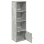 Estantería de madera de ingeniería gris hormigón 31x24x102 cm de , Librerías y estanterías - Ref: Foro24-860340, Precio: 47,7...