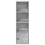 Estantería de madera de ingeniería gris hormigón 31x24x102 cm de , Librerías y estanterías - Ref: Foro24-860340, Precio: 47,7...