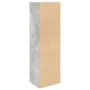 Estantería de madera de ingeniería gris hormigón 31x24x102 cm de , Librerías y estanterías - Ref: Foro24-860340, Precio: 47,7...