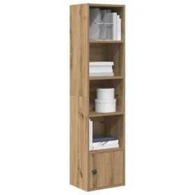 Estantería de madera de ingeniería roble artisan 31x24x127 cm by , Bookcases and shelves - Ref: Foro24-860354, Price: 58,00 €...