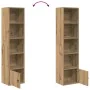 Estantería de madera de ingeniería roble artisan 31x24x127 cm von , Bücherregale und Regale - Ref: Foro24-860354, Preis: 58,4...