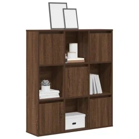 Estantería de madera de ingeniería marrón roble 89x24x101,5 cm by , Bookcases and shelves - Ref: Foro24-860406, Price: 94,79 ...