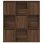 Estantería de madera de ingeniería marrón roble 89x24x101,5 cm de , Librerías y estanterías - Ref: Foro24-860406, Precio: 94,...