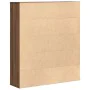 Estantería de madera de ingeniería marrón roble 89x24x101,5 cm de , Librerías y estanterías - Ref: Foro24-860406, Precio: 94,...