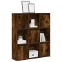 Estantería madera de ingeniería roble ahumado 89x24x101,5 cm de , Librerías y estanterías - Ref: Foro24-860404, Precio: 92,11...
