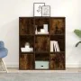 Estantería madera de ingeniería roble ahumado 89x24x101,5 cm de , Librerías y estanterías - Ref: Foro24-860404, Precio: 92,11...