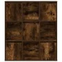 Estantería madera de ingeniería roble ahumado 89x24x101,5 cm de , Librerías y estanterías - Ref: Foro24-860404, Precio: 92,11...