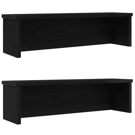 Estantes de cocina apilables 2 uds negro 50x15x16 cm von , Behälter für Küchenutensilien - Ref: Foro24-860484, Preis: 29,60 €...
