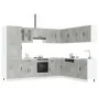Mueble cocina Kalmar gris hormigón 14 pzas madera contrachapada by , Kitchen cabinets - Ref: Foro24-3314975, Price: 962,26 €,...