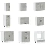 Mueble cocina Kalmar gris hormigón 14 pzas madera contrachapada by , Kitchen cabinets - Ref: Foro24-3314975, Price: 962,26 €,...