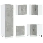 Mueble cocina Kalmar gris hormigón 14 pzas madera contrachapada by , Kitchen cabinets - Ref: Foro24-3314975, Price: 962,26 €,...