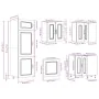 Mueble cocina Kalmar gris hormigón 14 pzas madera contrachapada by , Kitchen cabinets - Ref: Foro24-3314975, Price: 962,26 €,...