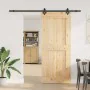 Puerta corredera con herrajes madera maciza de pino 95x210 cm de , Puertas - Ref: Foro24-3332734, Precio: 211,07 €, Descuento: %