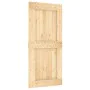 Puerta corredera con herrajes madera maciza de pino 95x210 cm de , Puertas - Ref: Foro24-3332734, Precio: 211,07 €, Descuento: %