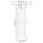 Puerta corredera con herrajes madera maciza de pino 70x210 cm de , Puertas - Ref: Foro24-3332736, Precio: 174,42 €, Descuento: %