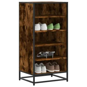 Zapatero madera contrachapada roble ahumado 48x38x97,5 cm von , Schuhregale und Schuhorganisatoren - Ref: Foro24-849206, Prei...