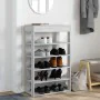 Mueble zapatero madera de ingeniería gris Sonoma 60x30x98 cm von , Schuhregale und Schuhorganisatoren - Ref: Foro24-859928, P...