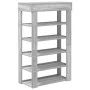 Mueble zapatero madera de ingeniería gris Sonoma 60x30x98 cm von , Schuhregale und Schuhorganisatoren - Ref: Foro24-859928, P...
