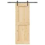 Puerta corredera con herrajes madera maciza de pino 80x210 cm von , Türen - Ref: Foro24-3332701, Preis: 200,93 €, Rabatt: %