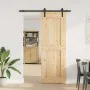 Puerta corredera con herrajes madera maciza de pino 80x210 cm von , Türen - Ref: Foro24-3332701, Preis: 200,93 €, Rabatt: %