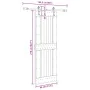 Puerta corredera con herrajes madera maciza de pino 80x210 cm von , Türen - Ref: Foro24-3332701, Preis: 200,93 €, Rabatt: %