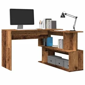Escritorio de esquina madera contrachapada madera envejecida by , Desks - Ref: Foro24-855956, Price: 116,35 €, Discount: %