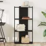 Librería de 3 estantes madera de ingeniería negro 60x30x120 cm de , Librerías y estanterías - Ref: Foro24-860266, Precio: 60,...