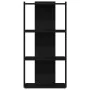 Librería de 3 estantes madera de ingeniería negro 60x30x120 cm de , Librerías y estanterías - Ref: Foro24-860266, Precio: 60,...