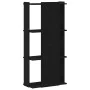 Librería de 3 estantes madera de ingeniería negro 60x30x120 cm de , Librerías y estanterías - Ref: Foro24-860266, Precio: 60,...