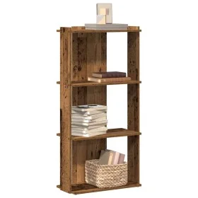 Librería 3 niveles madera ingeniería madera vieja 60x30x120 cm by , Bookcases and shelves - Ref: Foro24-860272, Price: 61,31 ...