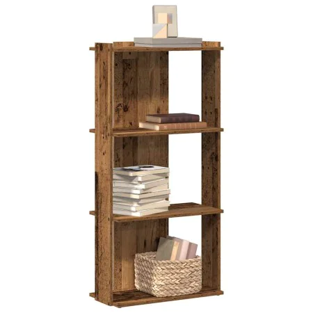 Librería 3 niveles madera ingeniería madera vieja 60x30x120 cm by , Bookcases and shelves - Ref: Foro24-860272, Price: 61,31 ...
