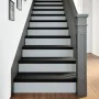 Peldaños de escalera 2 uds madera maciza roble marrón oscuro de , Alfombrillas para escalones - Ref: Foro24-3283803, Precio: ...
