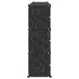 Estantería de cubos con 12 compartimentos y puertas PP negro by , Shoe racks and shoe organizers - Ref: Foro24-4019578, Price...