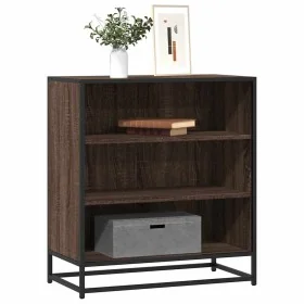 Aparador madera ingeniería y metal marrón roble 68x35x76 cm by , Sideboards - Ref: Foro24-848978, Price: 87,68 €, Discount: %