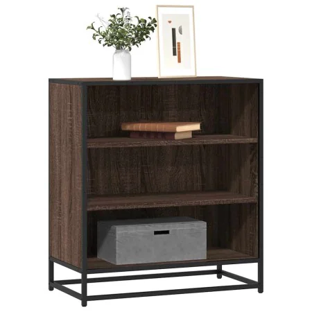 Aparador madera ingeniería y metal marrón roble 68x35x76 cm de , Aparadores - Ref: Foro24-848978, Precio: 80,11 €, Descuento: %