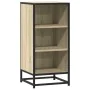 Aparador madera ingeniería y metal roble Sonoma 35,5x35x76 cm de , Aparadores - Ref: Foro24-848950, Precio: 53,09 €, Descuent...