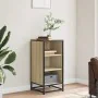 Aparador madera ingeniería y metal roble Sonoma 35,5x35x76 cm de , Aparadores - Ref: Foro24-848950, Precio: 53,09 €, Descuent...