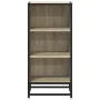 Aparador madera ingeniería y metal roble Sonoma 35,5x35x76 cm de , Aparadores - Ref: Foro24-848950, Precio: 53,09 €, Descuent...