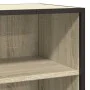 Aparador madera ingeniería y metal roble Sonoma 35,5x35x76 cm de , Aparadores - Ref: Foro24-848950, Precio: 53,09 €, Descuent...