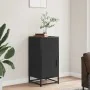 Aparador de madera de ingeniería y metal negro 35,5x35x76 cm von , Sideboards - Ref: Foro24-848959, Preis: 71,51 €, Rabatt: %