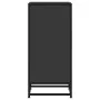 Aparador de madera de ingeniería y metal negro 35,5x35x76 cm von , Sideboards - Ref: Foro24-848959, Preis: 71,51 €, Rabatt: %