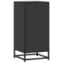 Aparador de madera de ingeniería y metal negro 35,5x35x76 cm von , Sideboards - Ref: Foro24-848959, Preis: 71,51 €, Rabatt: %