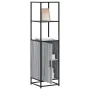 Aparador alto madera ingeniería metal gris sonoma 35,5x35x13 cm de , Aparadores - Ref: Foro24-849047, Precio: 79,01 €, Descue...