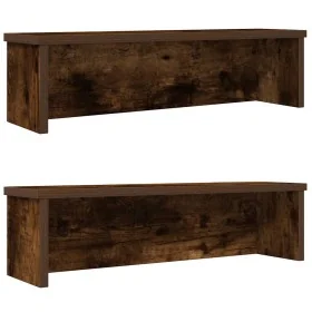 Estantes de cocina apilables 2 uds roble ahumado 50x15x16 cm von , Behälter für Küchenutensilien - Ref: Foro24-860490, Preis:...