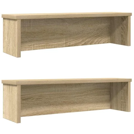 Estantes de cocina apilables 2 uds roble sonoma 50x15x16 cm von , Behälter für Küchenutensilien - Ref: Foro24-860486, Preis: ...