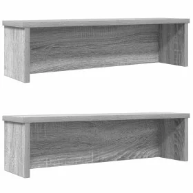 Estantes de cocina apilables 2 uds gris Sonoma 50x15x16 cm von , Behälter für Küchenutensilien - Ref: Foro24-860492, Preis: 2...