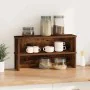 Estantes de cocina apilables 2 uds roble ahumado 60x15x16 cm von , Behälter für Küchenutensilien - Ref: Foro24-860508, Preis:...